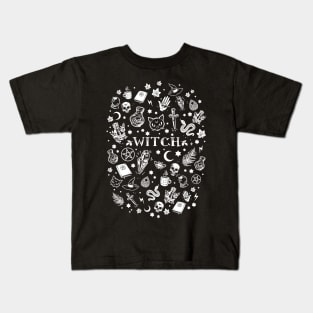 WITCH pattern Kids T-Shirt